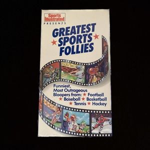 Vintage 1989 Sports Illustrated Greatest Sports Follies VHS Tape